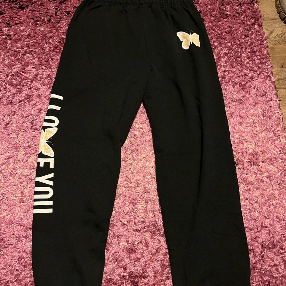 Lil Jerz “I Love You” Butterfly Sweatpants